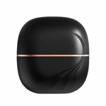 Pocket BunnyCompleteBeauty Kit sleek black case with rose gold band for beauty essentials on the go.